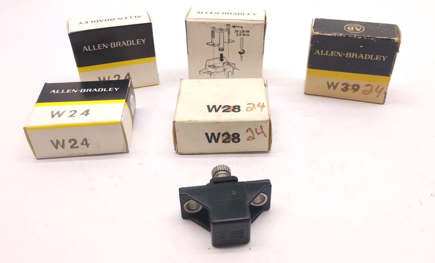 Used Lot of 5 In Box Allen-Bradley W24 Heater Element