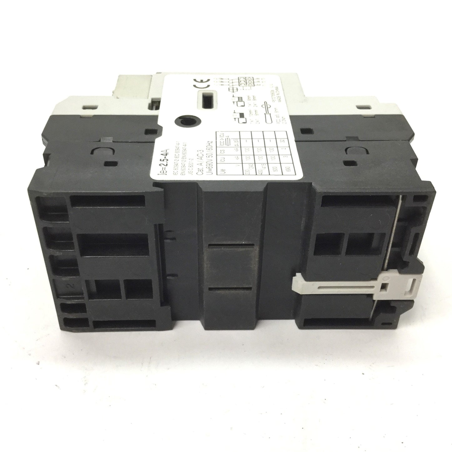 Used General Electric GPS1BSAH Manual Motor Starter, 3-Pole, Rating: 690VAC 2.5-4A