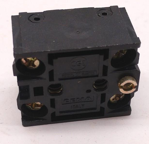 New General Electric 080B11V CEMA Contact Block Screw Terminal, 1NO-1NC, 10A, 660VAC