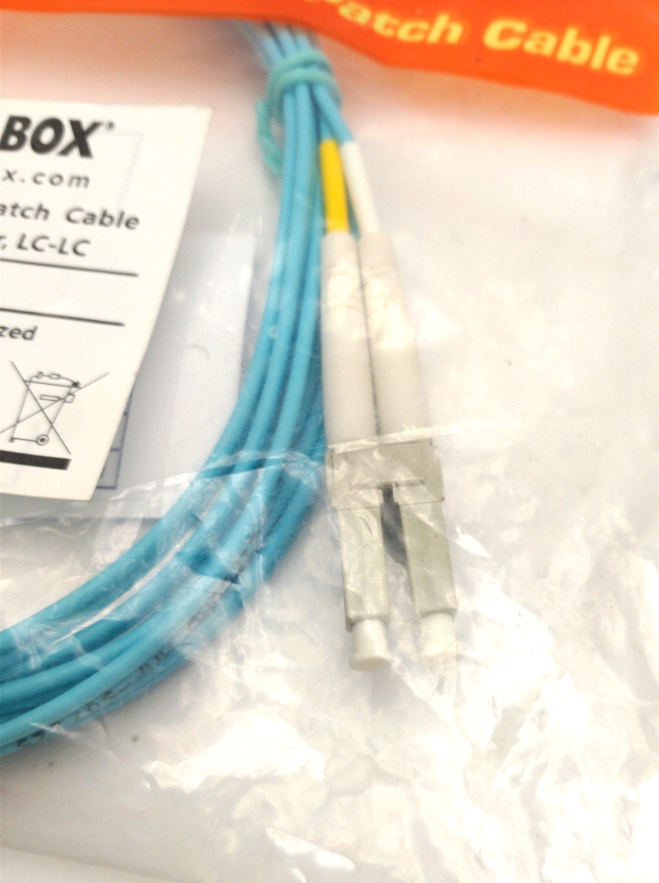 New Black Box EFNT010-003M-LCLC Fiber Optic Cable, 50-Micron, 10GB-Ethernet, 3m