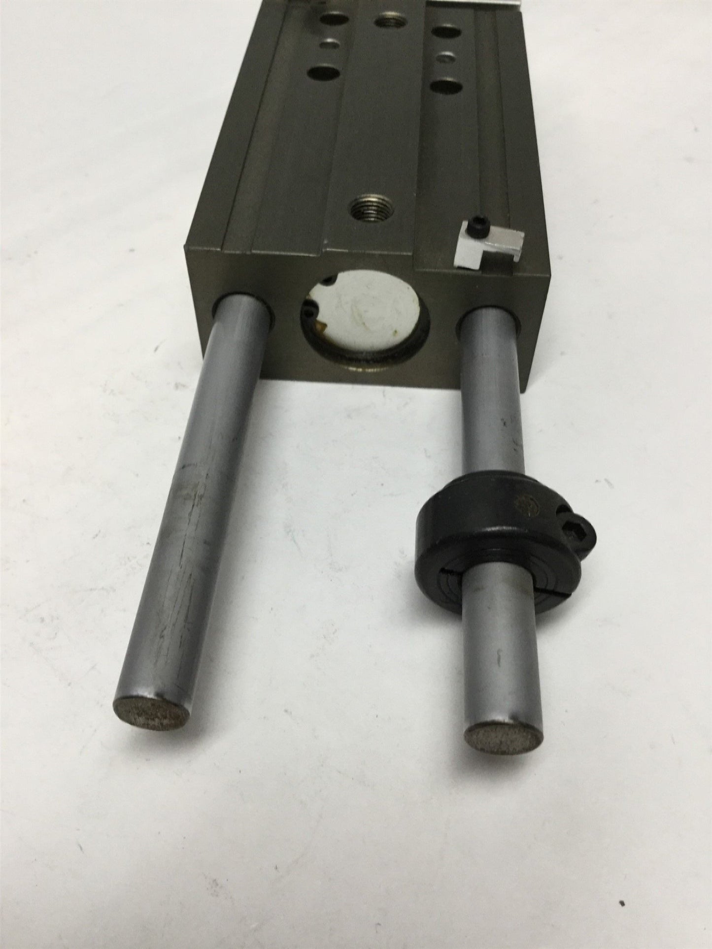 Used PHD SA044X3-Q1 Pneumatic Slide 20mm Bore, 75mm Adjustable Travel Stroke, 150psi