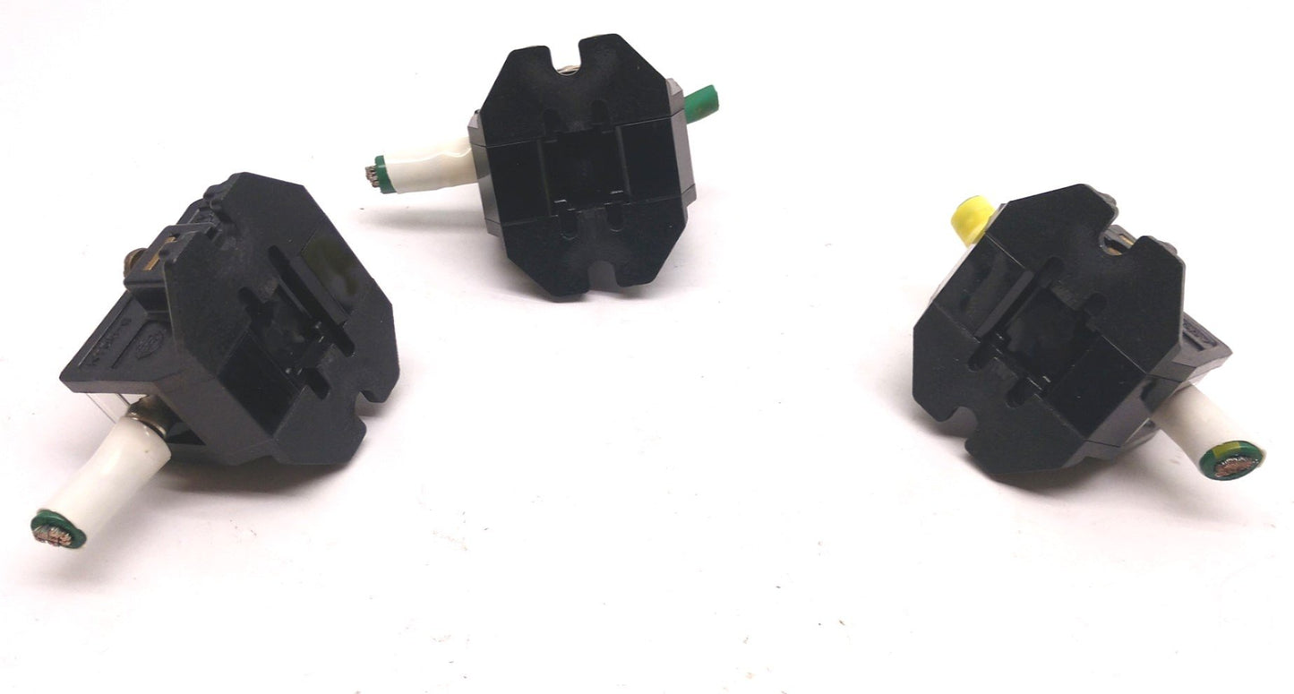 Used Lot of 3 Toho Yoshida KT35-G Distribution Blocks, 600V Max
