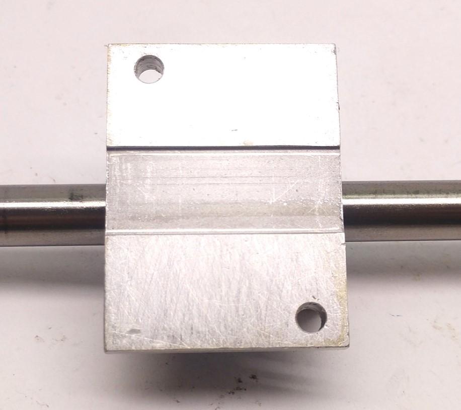 Used Thomson SPB 6 Super Pillow Block on 3/8" x 15-3/8" Rod 14" Travel, Black Mounts