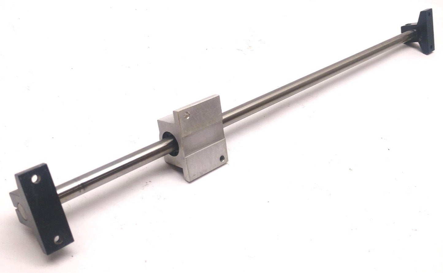 Used Thomson SPB 6 Super Pillow Block on 3/8" x 15-3/8" Rod 14" Travel, Black Mounts