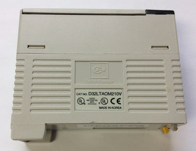 Used Cutler Hammer D32LTAOM210V PLC Analog Output Module, 2 Channel, 0-10V