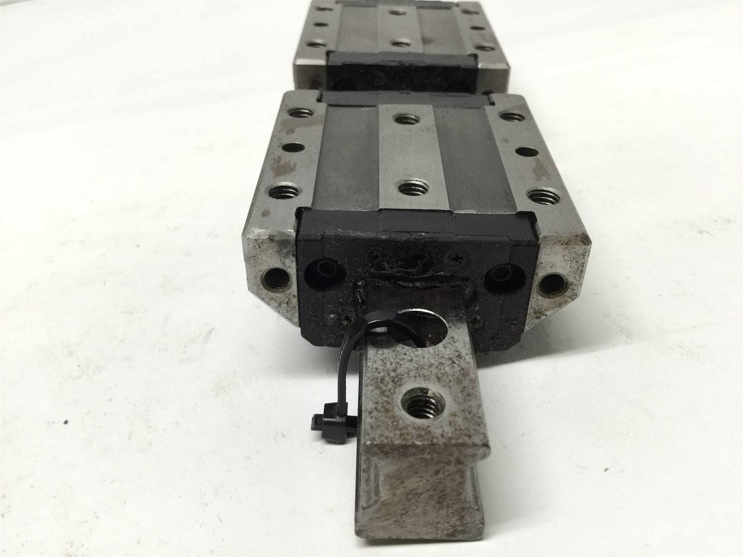 Used Star 1604-112-113-114-10 Linear Ball Bearing Block Slides on 215mm Guide Rail