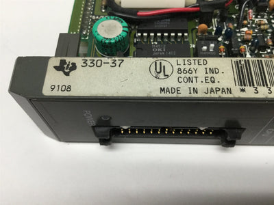 Used Texas Instruments 330-37 TI305 Simatic PLC CPU Processing Unit Module 3.7K Words