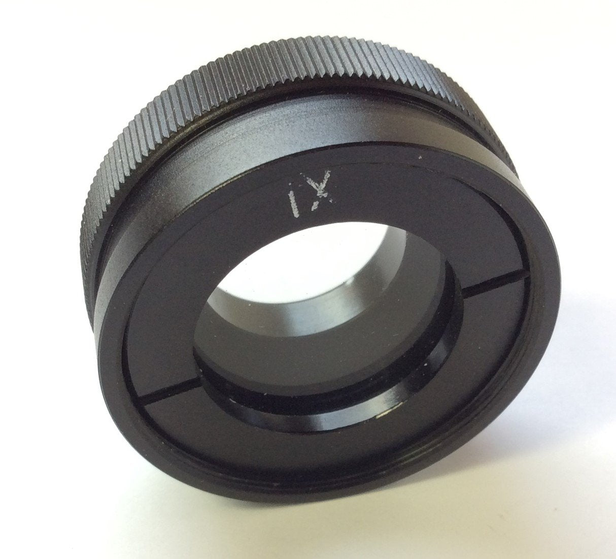 Used C-Mount to 1X Lens Adapter for Video Camera Microscopes, Height: 18mm