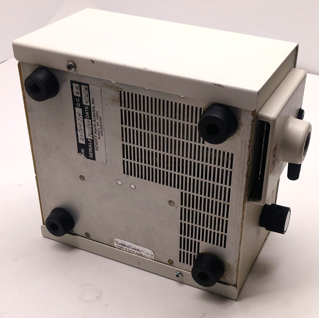 Used Leeds 20500./14 Fiber Optic Light Source Illuminator EKE Lamp, ID: 18mm