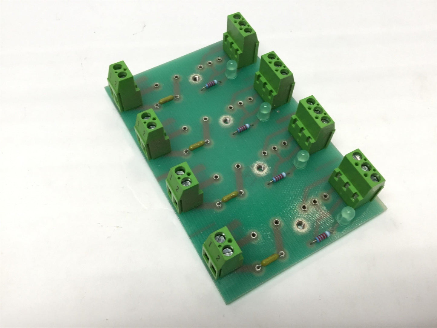 Used Altech AD90009 1.814 Relay Module Board Base Backplane, 4-Unit, 5-Pin I/O