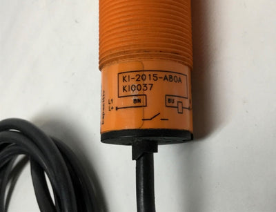 Used IFM Efector KI0037 KI-2015-ABOA Capacitive Proximity Sensor Switch, 3-15mm