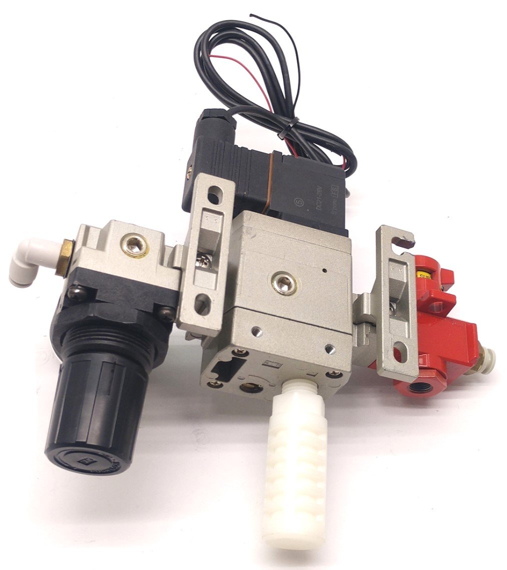 Used SMC AR2000-02 Regulator, AV2000-02-5D-Q Soft Start, VHS2500-02-X1 Shut-Off