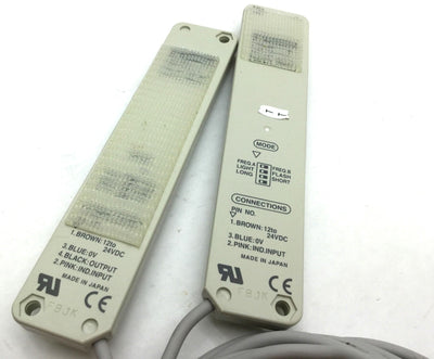 Used Panasonic NA1-PK5D NA1-PK5P Picking Curtain Sensor Photoelectric 12-24VDC