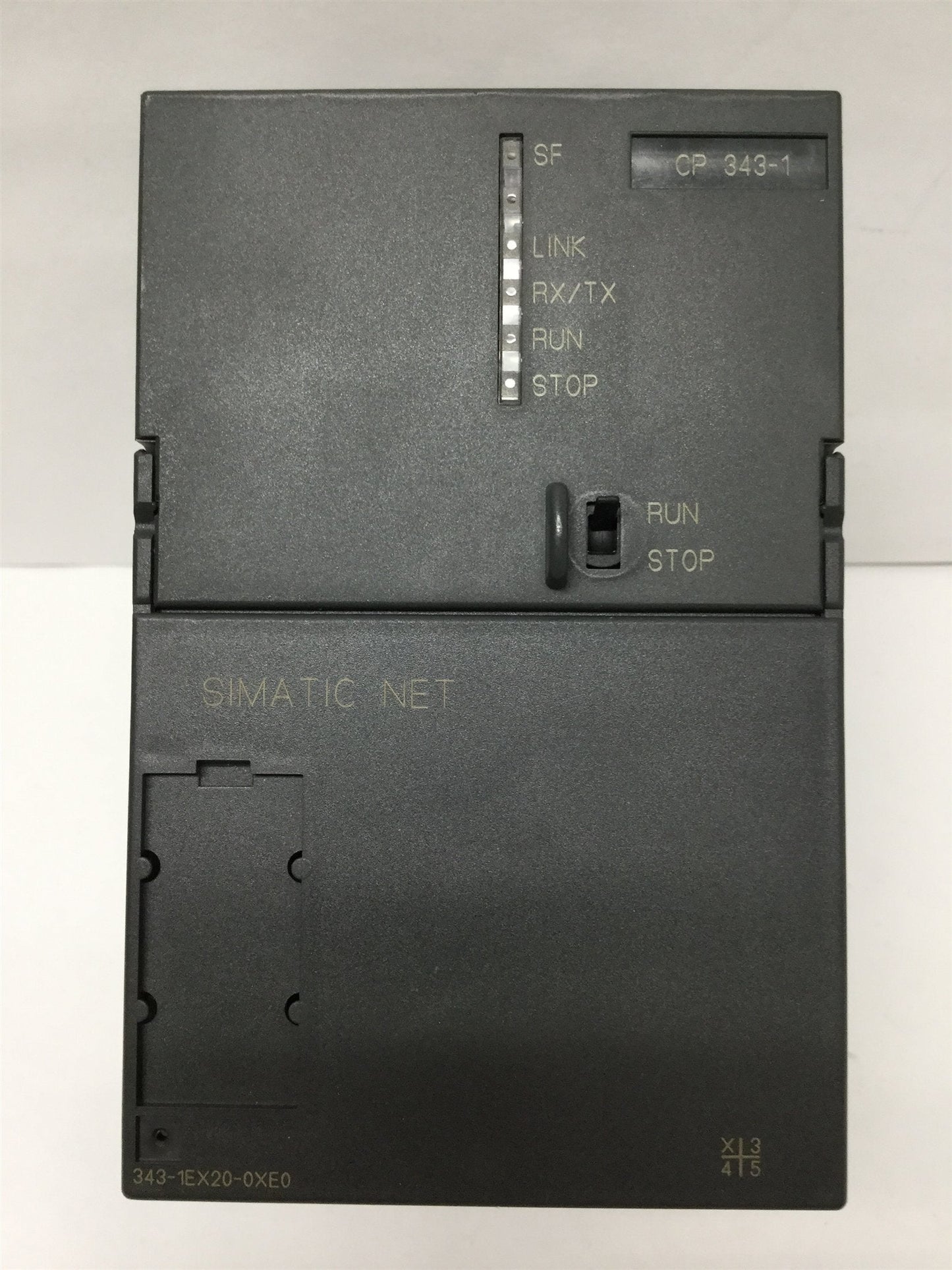Used Siemens 6GK7 343-1EX20-0XE0 Simatic Net PLC Industrial Ethernet Module CP 343-1