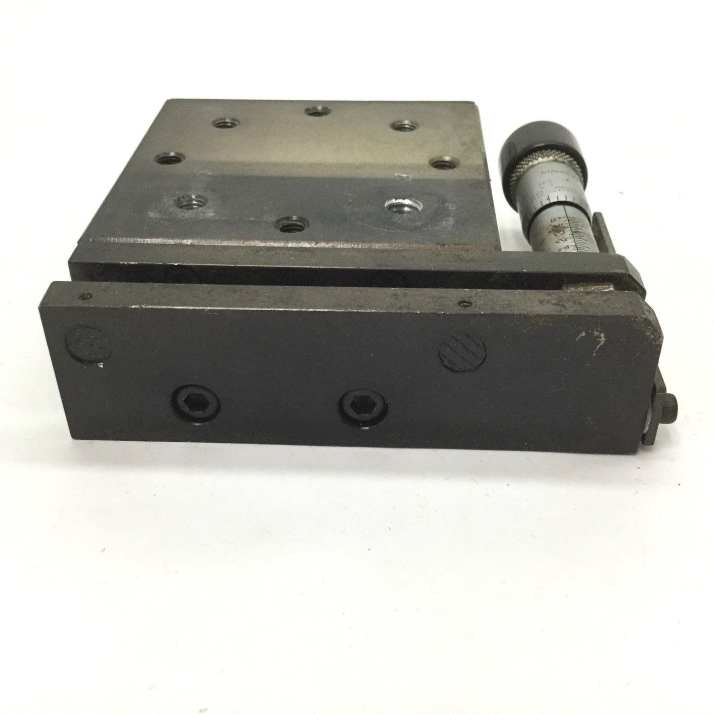 Used Parker Linear Stage Carriage, Dimensions: 2.625" x 2.625", Travel: 0.5"