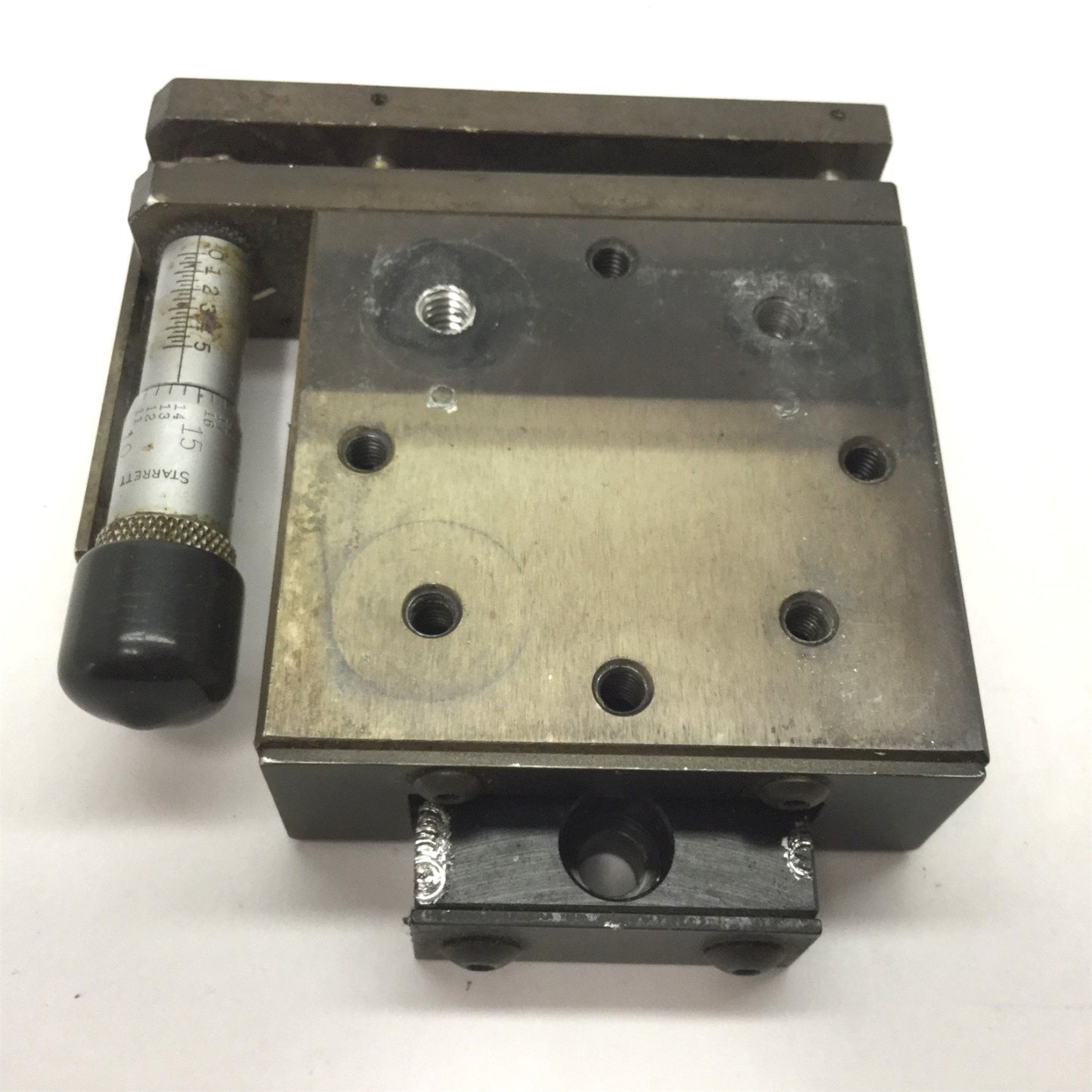 Used Parker Linear Stage Carriage, Dimensions: 2.625" x 2.625", Travel: 0.5"