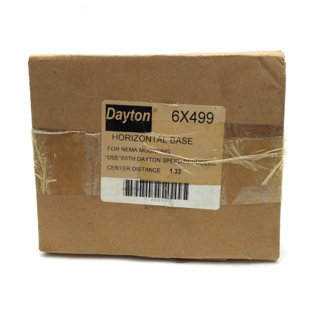 New Dayton 6X499 Speed Reducer Horizontal Base, Worm 1.33", Bolt? .34, 5.63 x 5.63"