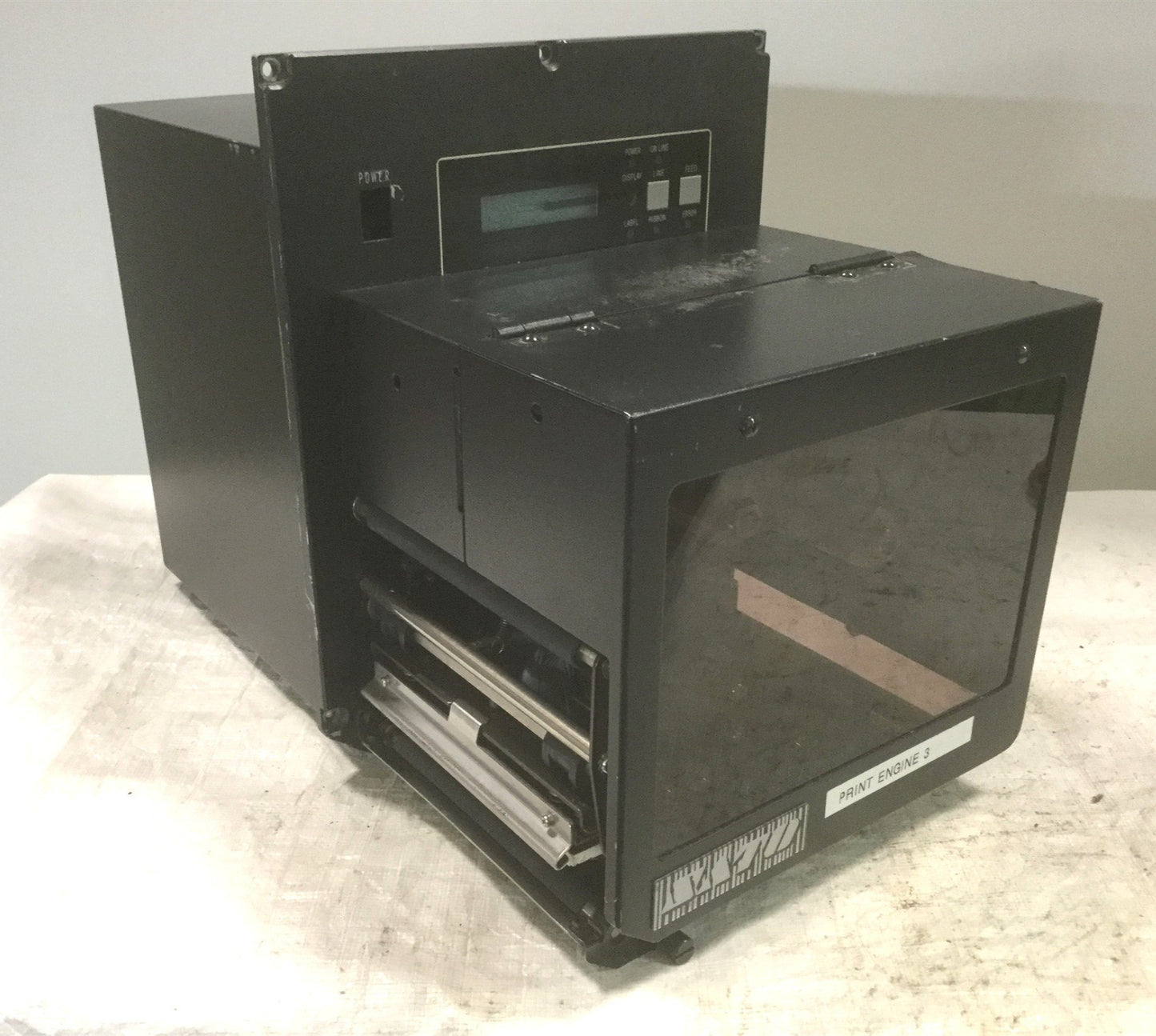 For parts or not working SATO M4845S High-Speed Thermal Transfer Print Engine, Barcode/Date Label *Parts