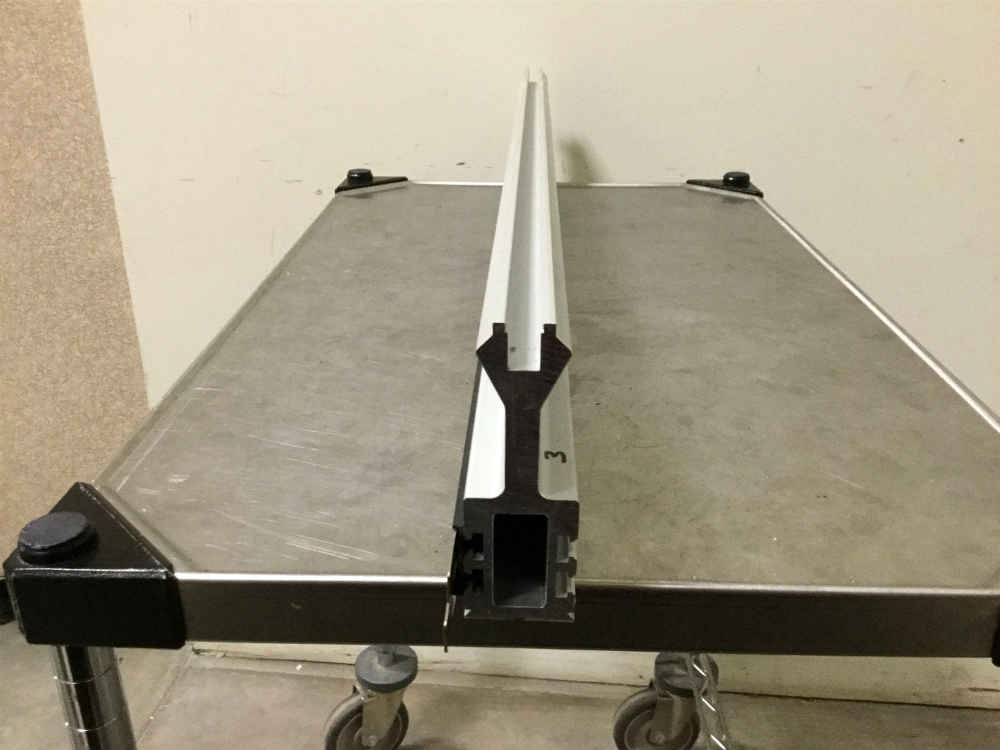 Used Montech 56926-0860 Montrac Monorail System Strait Section, 860mm Trac