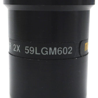 Used Melles Griot 59LGM602 Macro Invaritar Camera Lens 2X f/3.12-16 25mm WD C-Mount