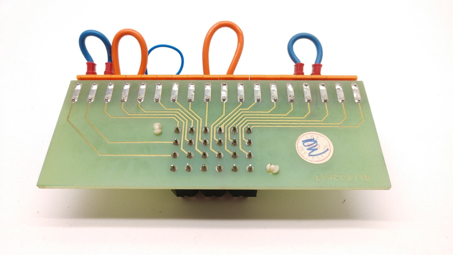 Used JK LASERS 700 Interlock Terminal Card Rev 1, 24 Pin, 18 Screw Clamp Connections