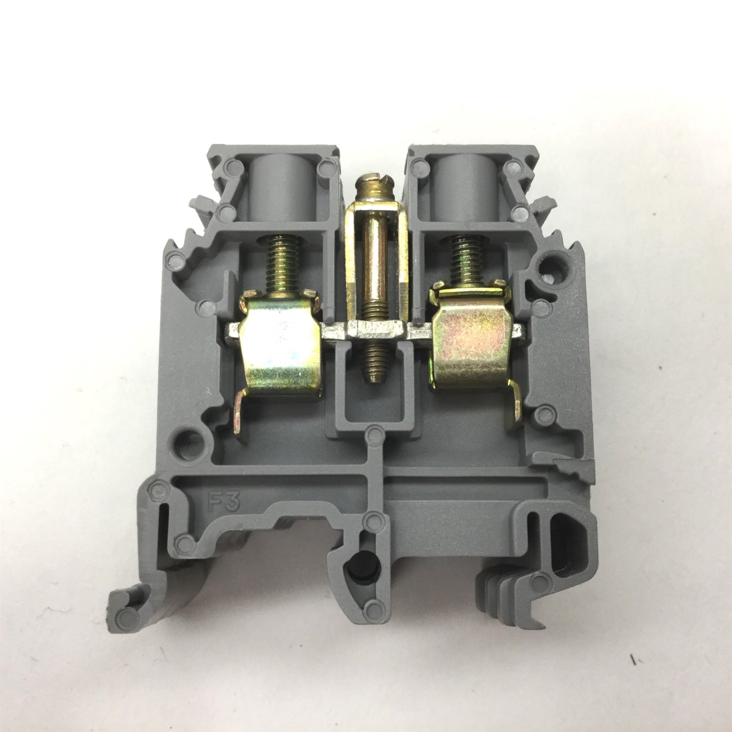 Used Lot of 55 Entrelec M6/8 5118 Screw Terminal Blocks, Rating: 600V 50A, Gray