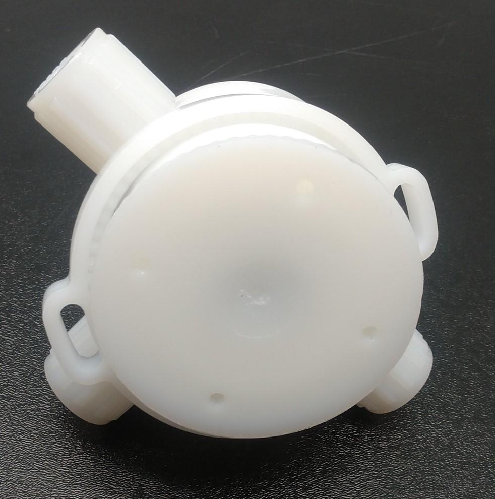 New – Open box Furon UPM3-F1212-MT 3-Way Multi Turn Valve, PNFA, 3/4" Orifice, 3/4" Flaretek