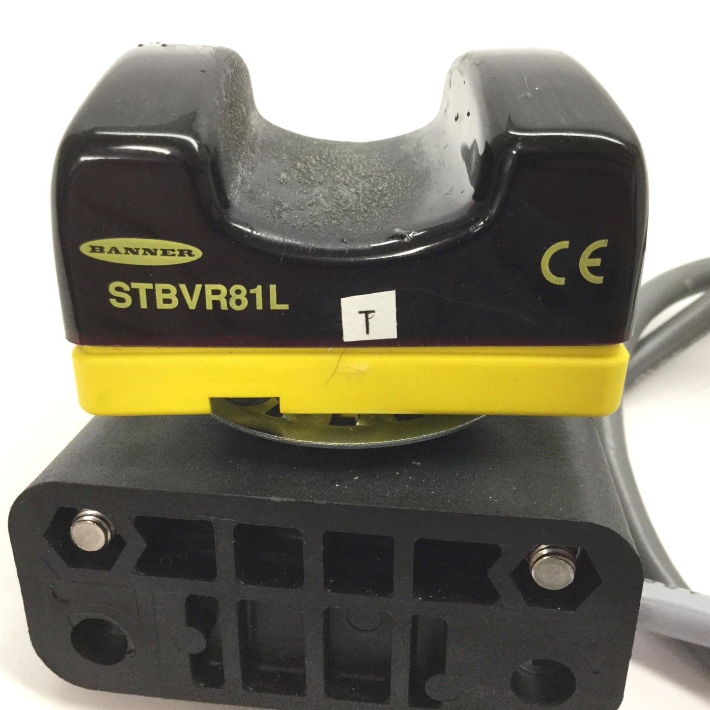 Used Banner STBVR81L Safety Touch Button, Input: 20-30VAC/DC, Output: 2x Relays