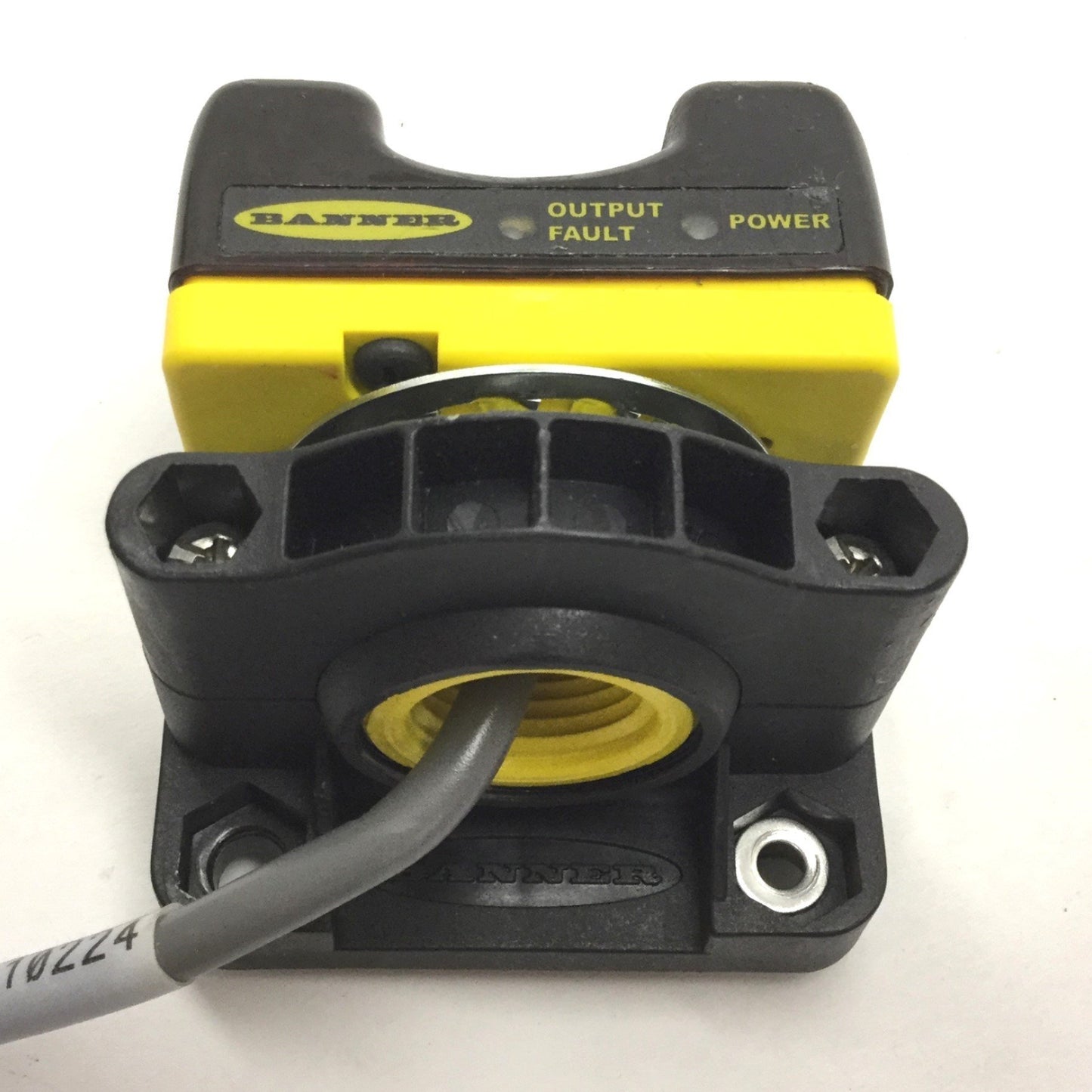 Used Banner STBVR81L Safety Touch Button, Input: 20-30VAC/DC, Output: 2x Relays