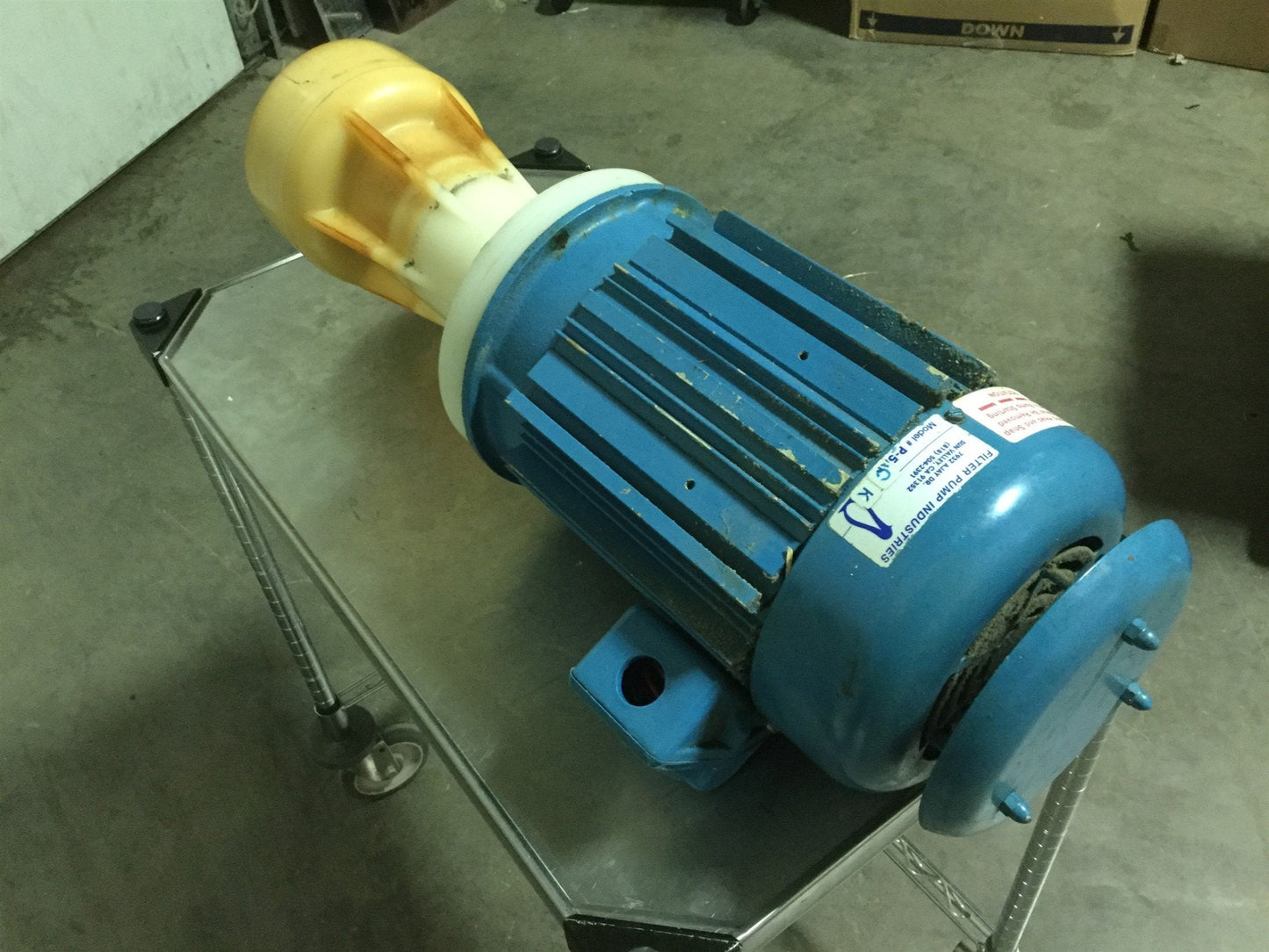 Used Penguin P-5CK Vertical Pump & Motor, 172GPM, 208-230/460VAC, 122' Head, 5HP