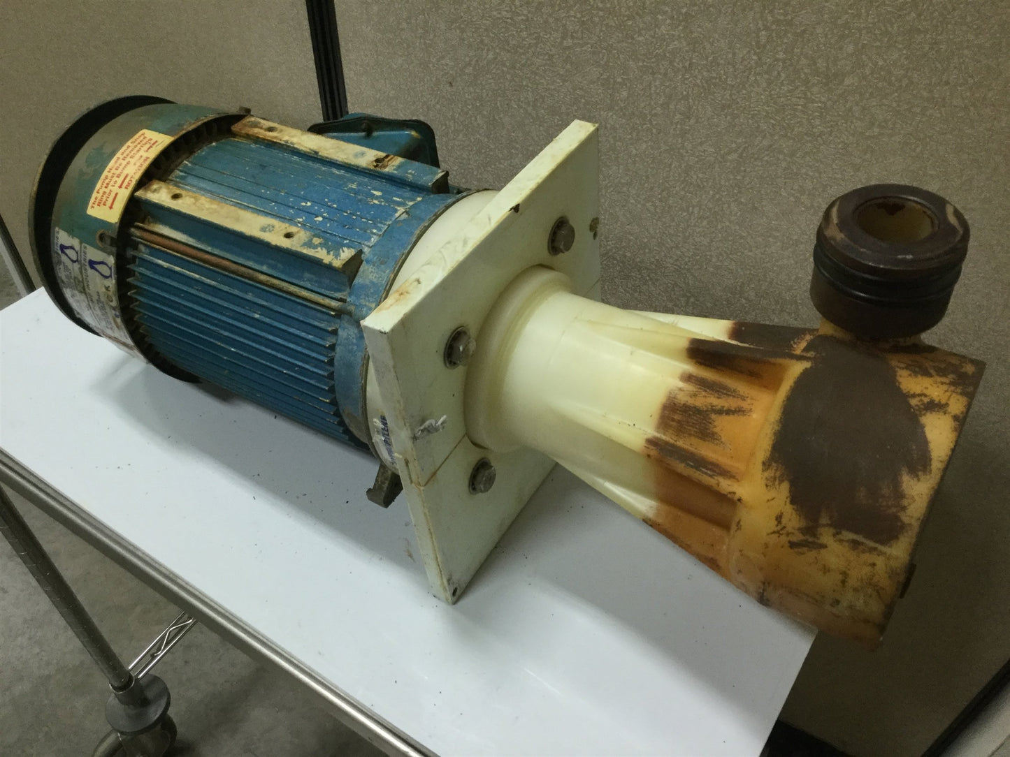 Used Penguin P-5CK Vertical Pump & Motor, 5HP, 172GPM, 208-230/460VAC, 122' Head