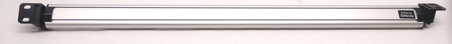 Used Keyence OP-35335 Slim Corner Mirrors With Reflective Surface: 530mm x 30mm