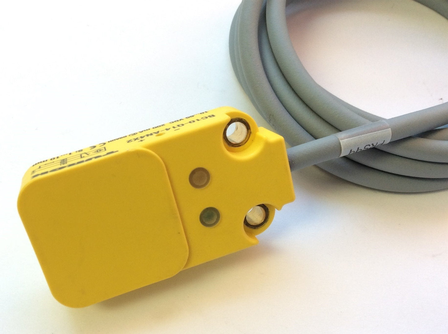 Used Turck BC10-Q14-AN4X2 Capacitive Sensor 10-65VDC, Range 10mm, 3-Wire, NPN-NO