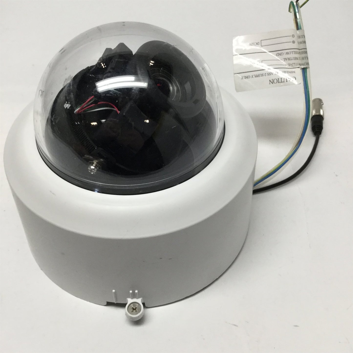 Used Pelco IS21-DWSV8F Camclosure Color CCTV Day/Night Dome Camera *Broken Clips*