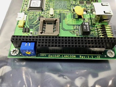 Used Arbor Em104P-LAN100N Ethernet Network Module 10/100Mbps PC/104 RTL8139C RJ-45