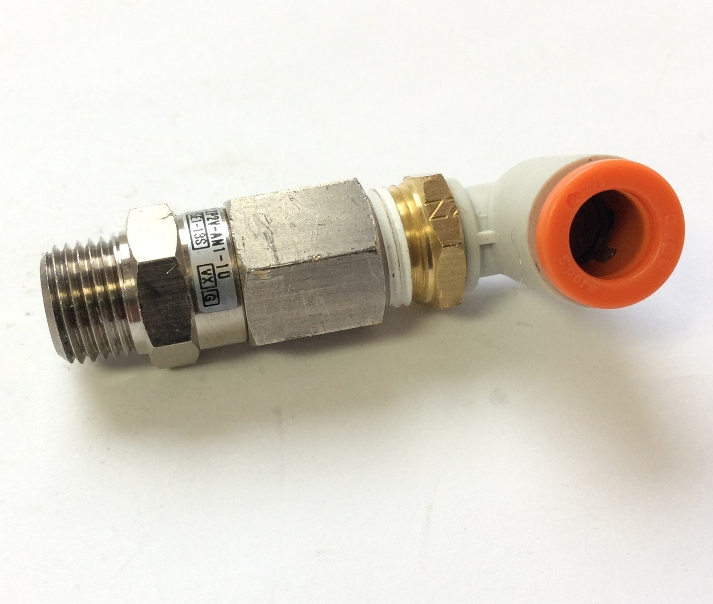 Used Lot of 3 SMC ZP2V-AN1-10 Pneumatic Vacuum Saving Valves 1/8" NPT Orifice: 1.0mm