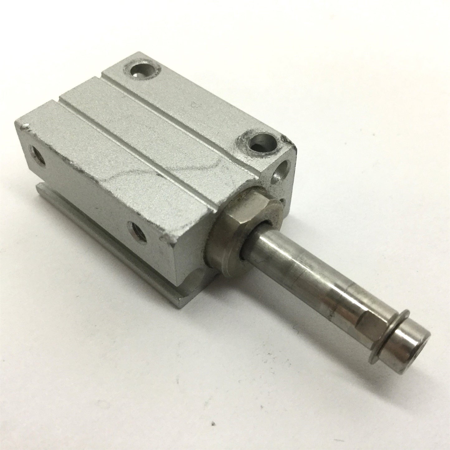 Used Lot of 2 SMC CUJB8-15D Mini Free Mount Cylinder, Stroke: 15mm, Bore: 8mm