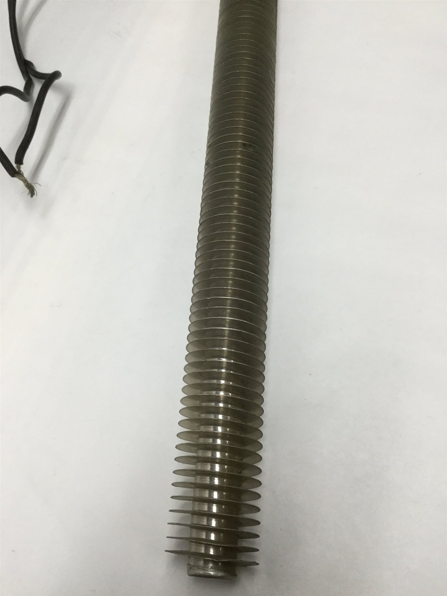 Used TruHeat Finned Aluminum Defrost Heating Element 180W 115VAC, 16" Long, 1.5" Dia