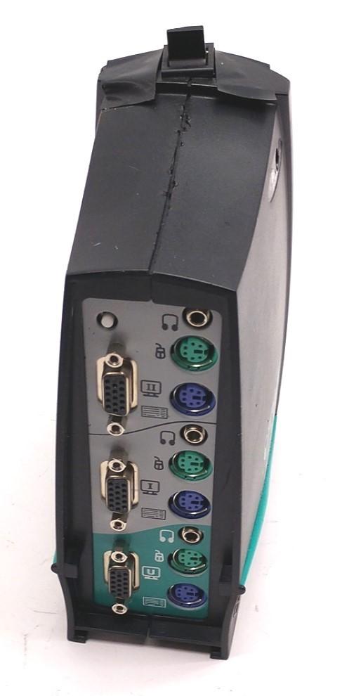 Used BlackBox SW681A ServSwitch Spectra 2 Port KVM Fd, w/ Switch Mod, See Pictures