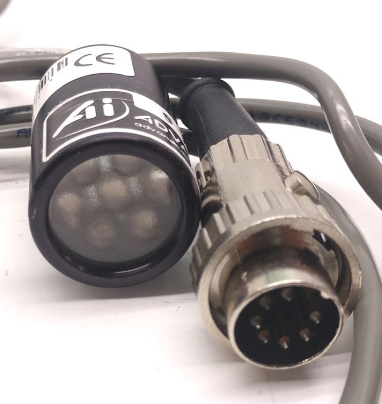 Used Advanced Illumination SL2507-66075L Machine Vision Red LED Spotlight, 24VDC