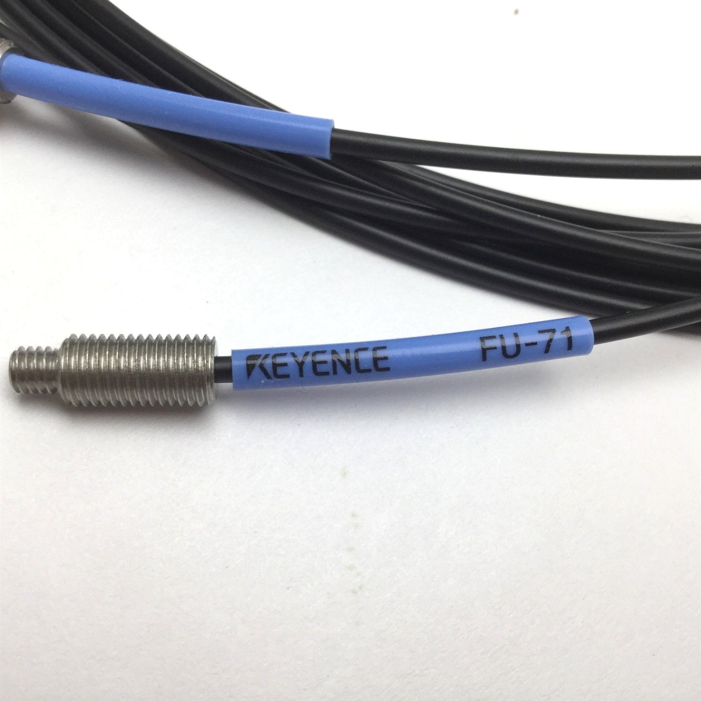 New Keyence FU-71 Transmissive Fiber Unit, Length: 2m per Fiber, Barrel: M4 and M6