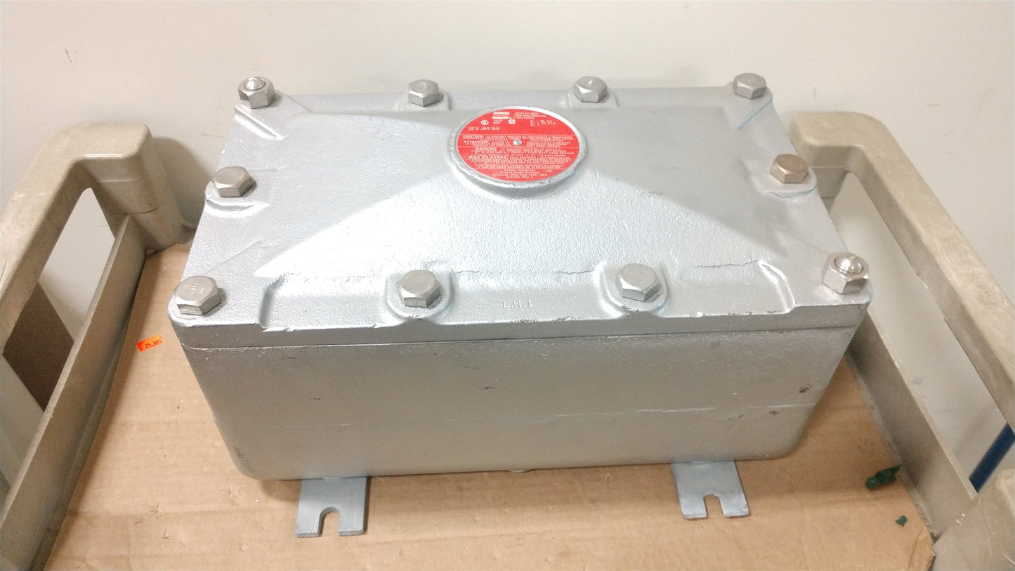 Used Crouse-Hindes EJB9166 Cast Iron Junction Box for Hazardous Locations 9 x 16 x 6