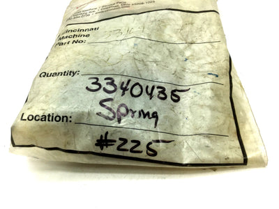 New Lot of 4 Cincinnati Machines 3340435 Spring, CNC Machinery, D: 24mm, L: 102mm