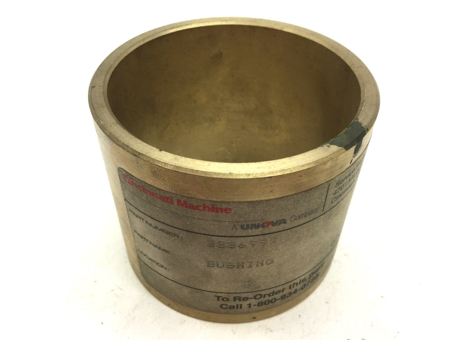 New Cincinnati Machines 3336997 Bushing, CNC Machinery, OD: 76mm, ID: 66mm, L: 63mm