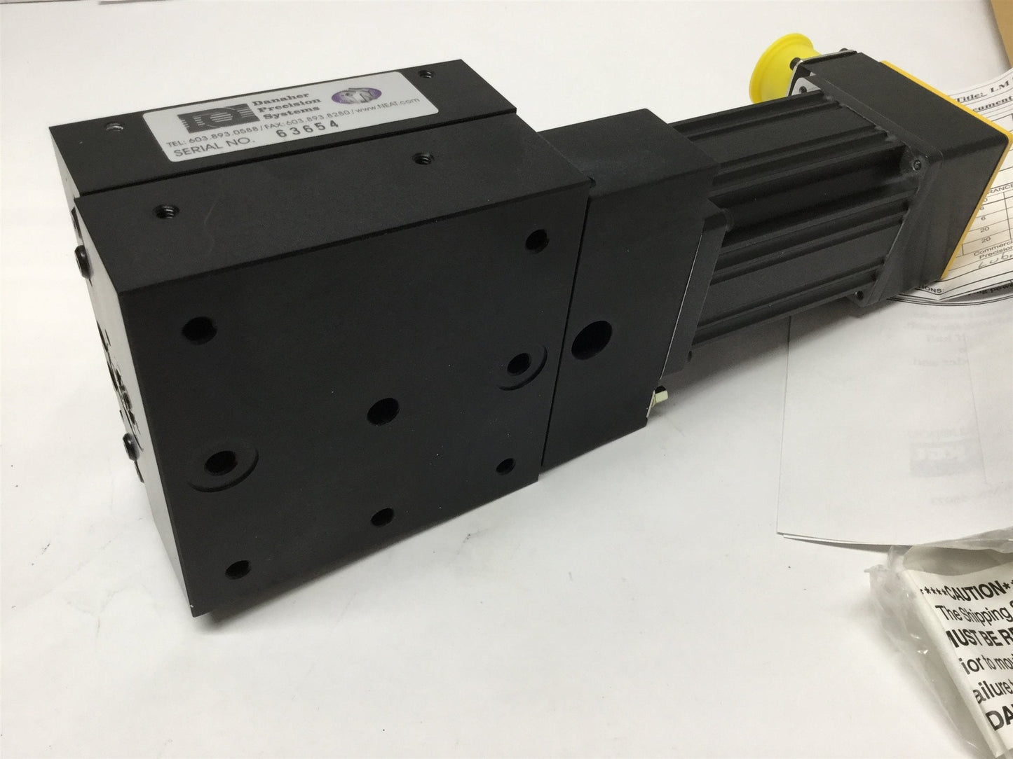 New Other Danaher Dover LM-200 Precision Stage Linear Actuator Positioner Table, 2" Travel