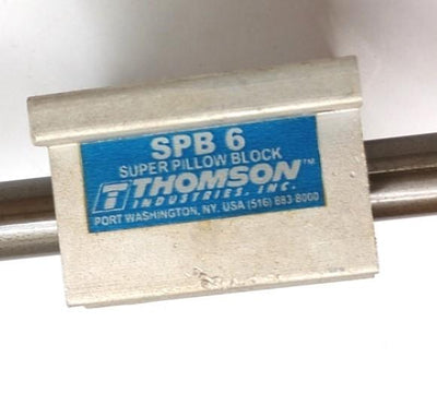 Used Thomson SPB 6 Super Pillow Block Rod w/ 3/8" x 19-3/8" Length Rod 16-7/8" Travel