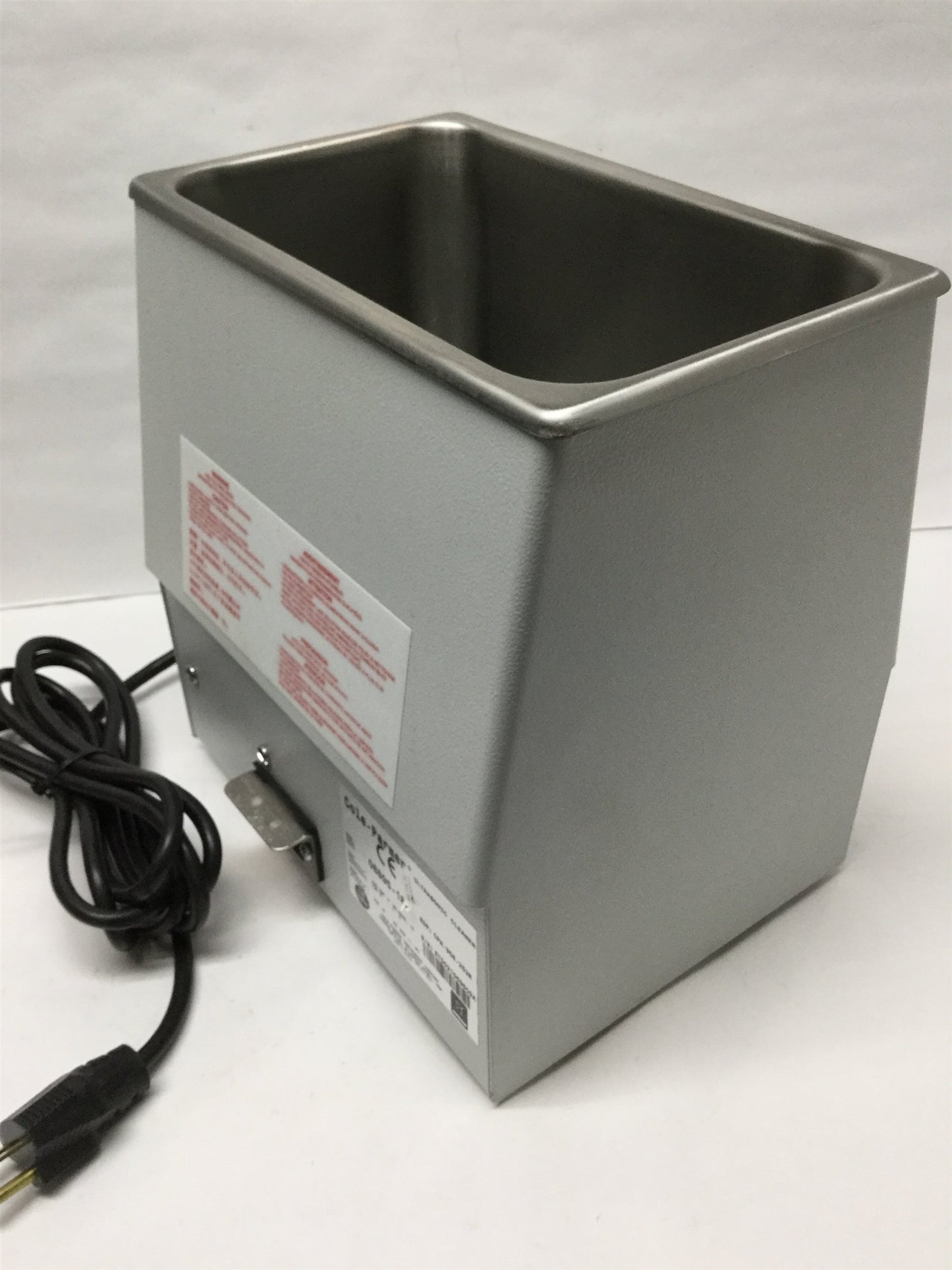 Used Cole Parmer 08895-18 Ultrasonic Cleaner, Stainless Steel, 1 Gal, 60 Min, 220VAC