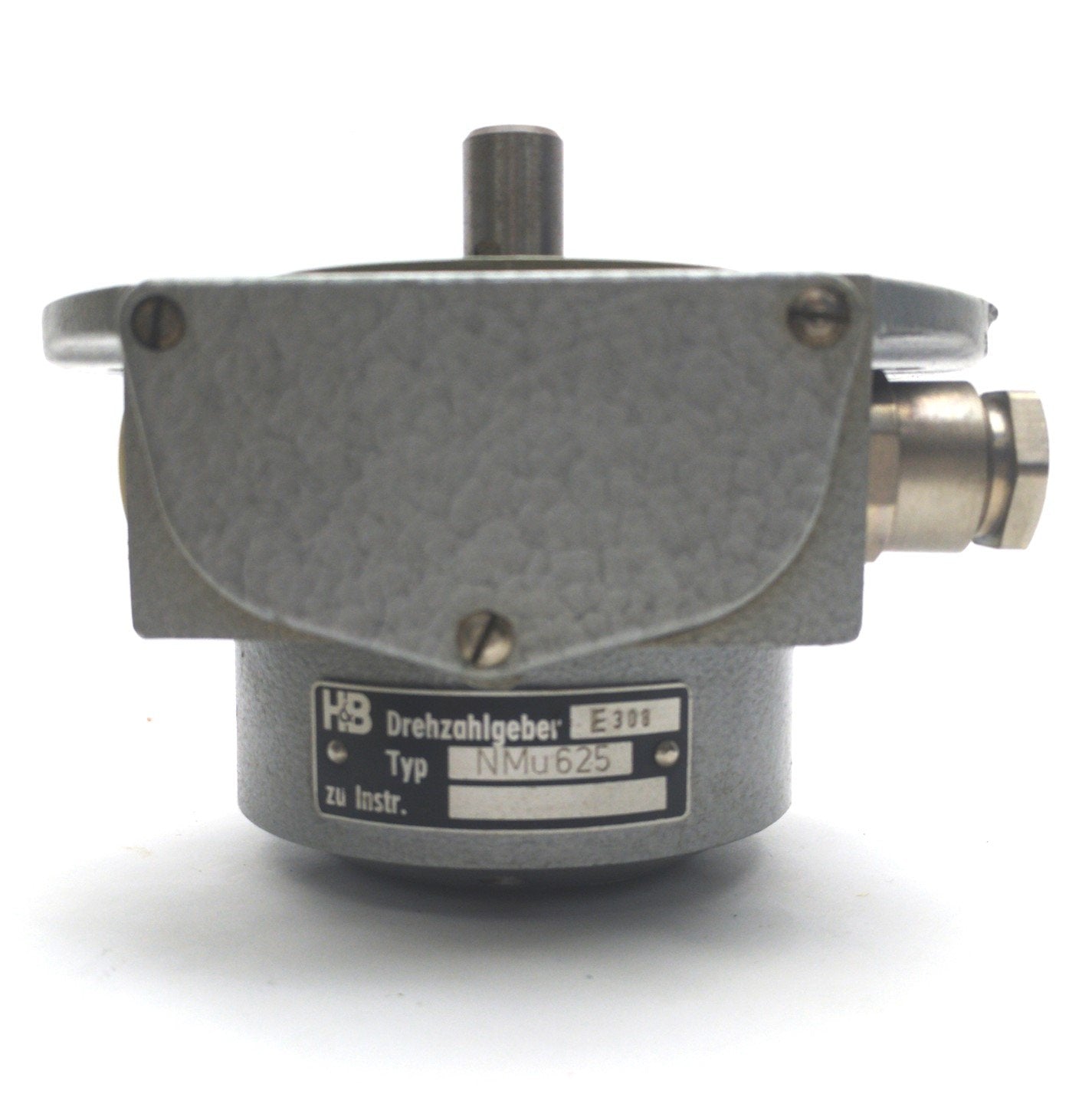 Used H&B NMu625 Drehzahlgeber/Speed Sensor, 15mm Shaft, 3 1/4" C2C Mount, 5 1/2" Dia