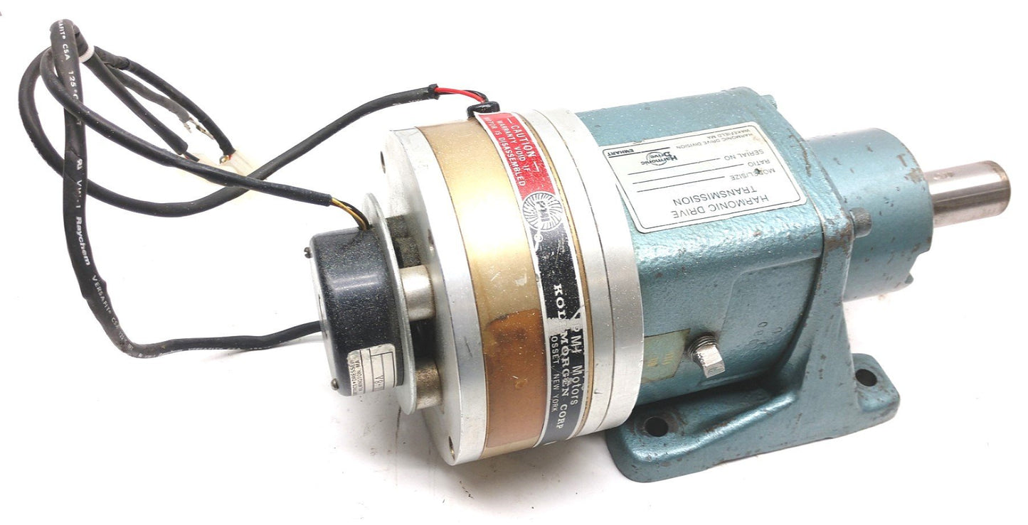Used Kollmorgen U9M4T Servodisc DC Motor, With Harmonic Drive Transmission HDC-5C