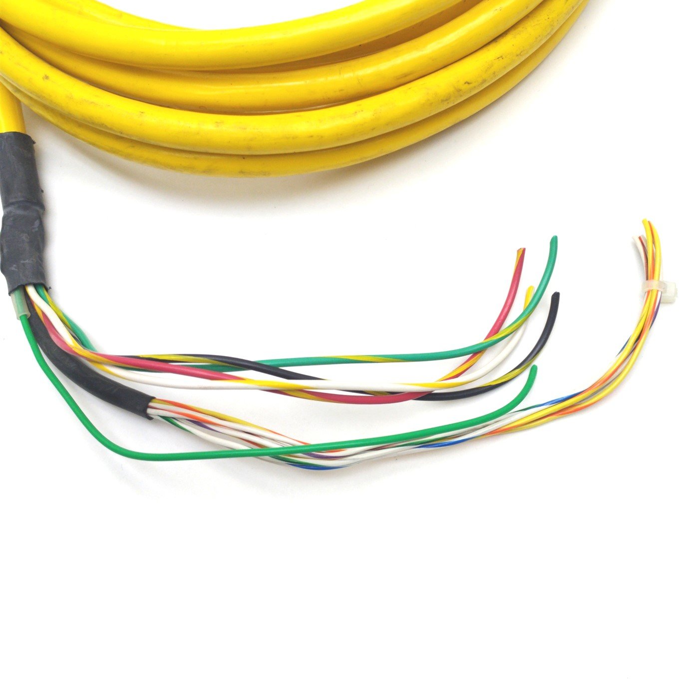 Used Parker 71-015017-25 Motor Power & Hall Effect Cable, MS Round 12-Pin, 15' Long